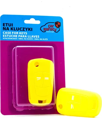 Produktbild von Silikonhülle Schlüsselcover GELB für Opel