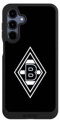 Produktbild von NIVOCASE Handyhülle für Samsung Galaxy A16 5G Hülle NIVOpure Case Schwarz Borussia Mönchengladbach Gladbach Wappen