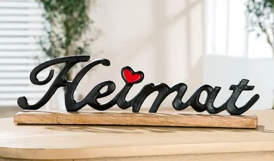 Produktbild von Gilde Metall Schriftzug "Heimat" VE 4 69353