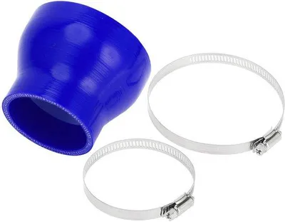 Immagine prodotto di Tubo di raffreddamento in silicone a 4 strati - diametro interno 63 mm/89 mm - lunghezza 76 mm - spessore 5 mm - resistente alle temperature fino a 300°C - per liquido di raffreddamento - tubo di raffreddamento