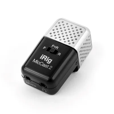 Obrázek produktu pro IK Multimedia iRig Mic Cast 2 - kondenzátorový mikrofon