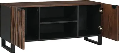 Zdjęcie produktu dla vidaXL Szafki pod telewizor Orzech 105 x 33 x 46 cm Materiał drewnopochodny