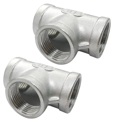Productafbeelding van T Stuk 3/4" Vrouwelijk Draad - 2 Stuks