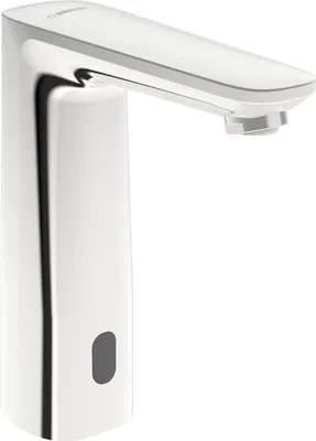 Produktbild von Hansa Infrarot-Waschtisch-Armatur HANSAELECTRA chrom, Batteriebetrieb, Ausladung 118mm