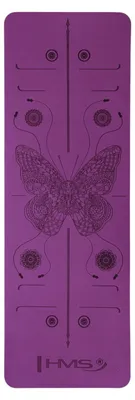 Produktbild von Yogamatte TPE Violett - Rutschfest, Umweltfreundlich