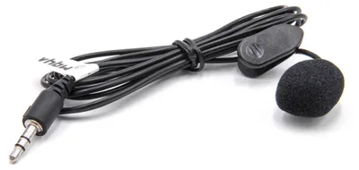 Produktbild von vhbw Lavalier Mikrofon für Handy, Smartphone - Externes Lapel Mic mit 3,5 mm-Anschluss Schwarz