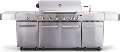Produktbild von G21 G21 Nevada BBQ Kitchen Premium Line Gasgrill, 8 Brenner + er Druckminderer G21-6390340