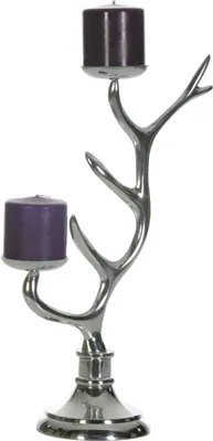 Produktbild von Aluminium Kerzenständer - Schmuckständer 'Tree' - Tischdeko, Teelichthalter, Kerzenhalter, Kerzenleuchter und Tischdeko