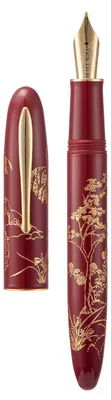 Image de Omgoods - Stylo plume avec finitions dorées pour une écriture élégante