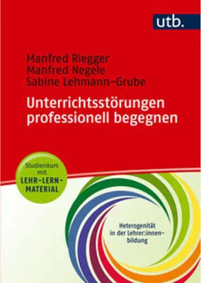 Obrázek produktu pro Unterrichtsstörungen professionell begegnen