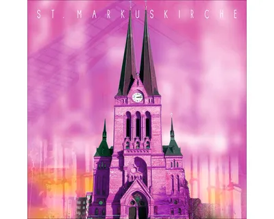 Produktbild von Glasbild Chemnitz St. Markuskirche 50x50 cm