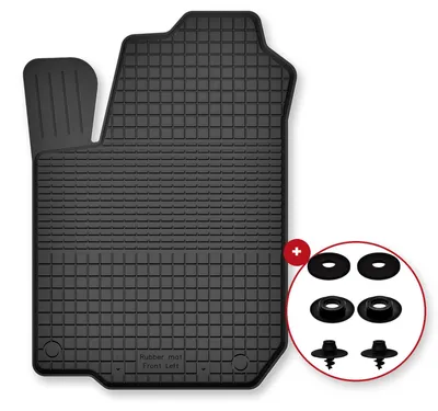 Zdjęcie produktu dla Dywanik gumowy kierowcy do Chevrolet Lacetti 2003-2012 (hatchback/sedan) – czarne, dobierane – Wielganizator Semi-Universal