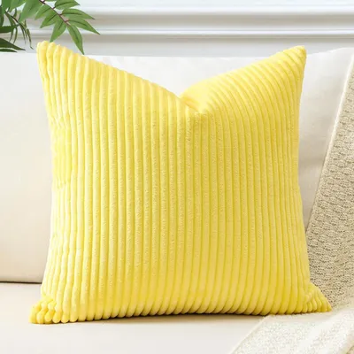 Obrázok produktu pre Poťah na vankúš, žltý, 60x60 cm, 1 kus