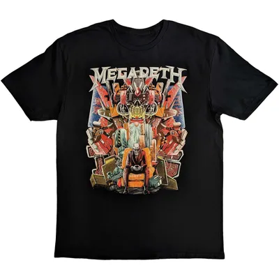 Produktbild von Megadeth Budokan T-Shirt mit kurzen Ärmeln Black M