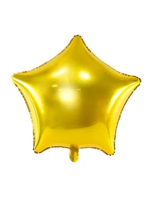 Produktbild von Folienballon Stern gold 45 cm - Einheitsgröße