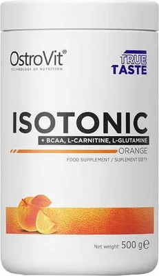 Zdjęcie produktu dla OstroVit | Izotoniczny proszek + BCAA, L-karnityna, L-glutamina pomarańczowy