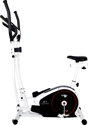 Produktbild von Christopeit Crosstrainer CT 4 – 8-stufige Magnetbremsung, 7 kg Schwungmasse, Flachriemenantrieb, LCD-Display mit Tablet-Halterung, Integrierte Pulssensoren, Rutschfeste Fußschalen, Gelenkschonendes Ganzkörpertraining