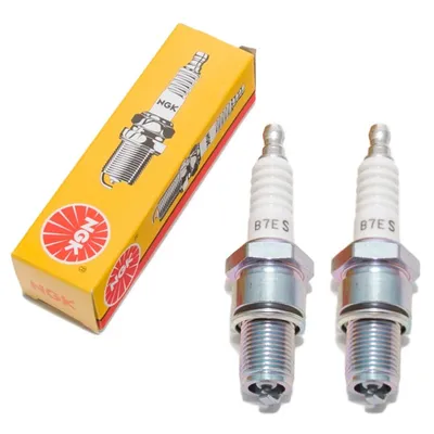 Produktbild von Zündkerzen Set NGK 2x B7ES Zündkerze, 19,0mm Langgewinde Ø 14,0mm Hex 20,8mm, Elektrodenabstand 0,75mm, Wärmewert 7, 1111 / 2877