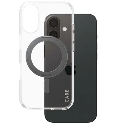 Produktbild von PanzerGlass CARE Feature Kickstand iPhone 16 schwarz