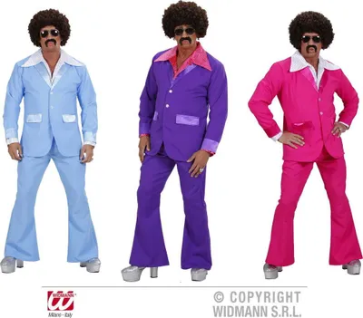 Produktbild von Discoanzug blau S