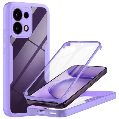 Obrázok produktu pre Techsuit – Farebná séria ColorVerse 360 + ochranné puzdro s ochranou obrazovky pre Oppo Reno16 F / Reno16 FS – fialová farba
