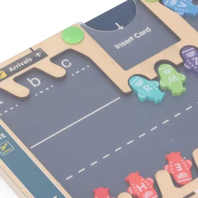 Obrázok produktu pre Abecedná bludisko doska, puzzle, aktivity hračka, drevené písmená, vzdelávacie učenie pre malé deti