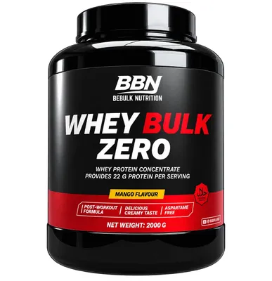 Productafbeelding van Bebulk Nutrition Iso Bulk Zero 2Kg Mango smaak