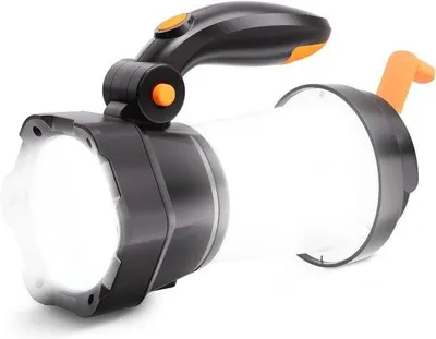 Productafbeelding van Oplaadbare 2 in 1 LED Kampeerlamp en Zaklamp voor Buitenactiviteiten