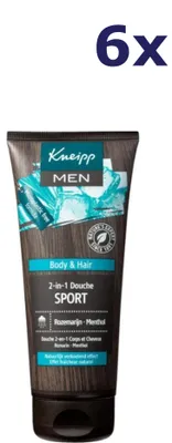 Immagine prodotto di 6 x Kneipp Men Doccia 2 in 1 Sport (200 ml)