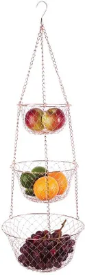 Obrázek produktu pro Závěsná kuchyňská deska na ovoce z mědi, 81 cm