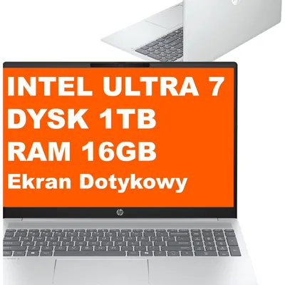 Produktbild von Laptop HP OmniBook 5 16-af1017wm / B5PX1UA / Ultra 7 / 16GB / 1TB / Intel Graphics / 2k / Windows 11 / Srebrny