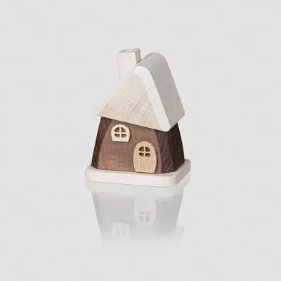 Produktbild von Räucherhaus aus Holz braun