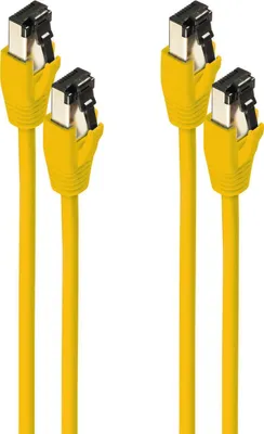 Produktbild von shiverpeaks BS08-41022-2 Netzwerkkabel Gelb 1 m Cat8.1 F/FTP (FFTP) (BS08-41022-2)