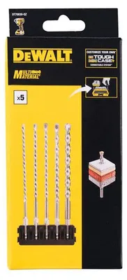 Image de Barrette de 5 forêts multi-matériaux à emmanchement hexagonal DEWALT DT70830-QZ