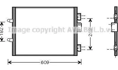 Produktbild von PRASCO RTA5315 Kondensator Klimaanlage Klimakondensator für RENAULT CLIO II (BB0/1/2, CB0/1/2)