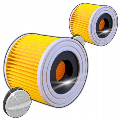 Produktbild von Kärcher Ersatzfilter Set WD3 MV3 WD2 2 Stück Filter