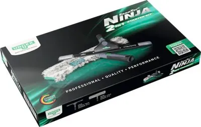 Immagine prodotto di UNGER ErgoTec NINJA Fensterreinigungs Starter-Set 2in1 AKN10