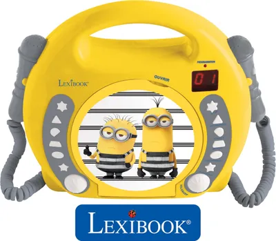 Produktbild von Lexibook Prenosný CD prehrávač so 2 mikrofónmi Minions