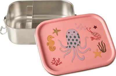 Produktbild von Rice Lunchbox aus Metall - Coral Ocean Print