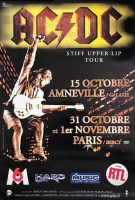 Produktbild von AC/DC - Amnéville - Bercy 2000 - Plakat / Poster - 80x120 cm