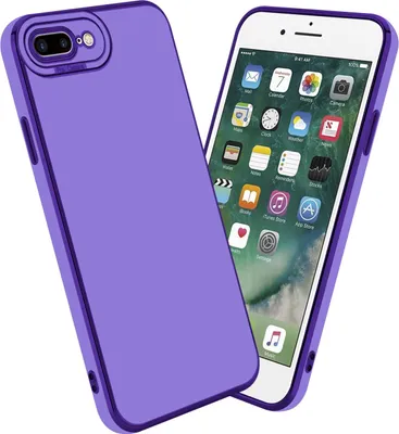 Produktbild von Cadorabo Hülle für Apple iPhone 7 PLUS / 7S PLUS / 8 PLUS Schutz Hülle in Lila Etui Handyhülle Cover Case TPU