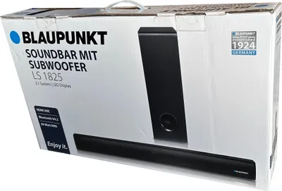 Zdjęcie produktu dla BLAUPUNKT 2.1 Soundbar z subwooferem LS 1825, HDMI ARC, 60W RMS, Bluetooth