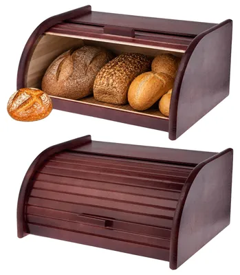 Obrázok produktu pre Chliebovnica, kvalitné drevo, ekologický dizajn, hnedá farba