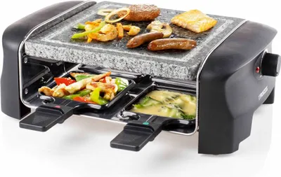 Produktbild von Princess Raclette-Steingrill mit 4 Pfannen 600 W 162810
