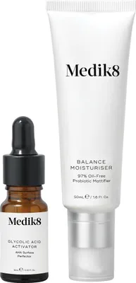 Produktbild von Medik8 Balance Feuchtigkeitscreme 50ml & Glykolsäure-Aktivator