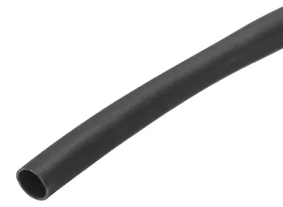 Schrumpfschlauch 1 mm, 2:1, 3,1 m, für Kabel, schwarz