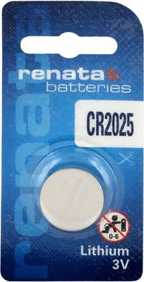 Productafbeelding van Lithiumbatterij Renata SC CR2025 / CR2025.MFR (verpakking)