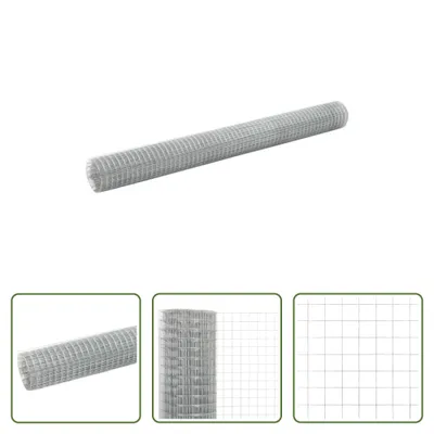 Obrázok produktu pre The Living Store Plot z pozinkovanej ocele 25x1,5 m Silver