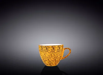 Zdjęcie produktu dla Filiżanka do espresso Wilmax, 75 ml, żółta, WL-667433/A