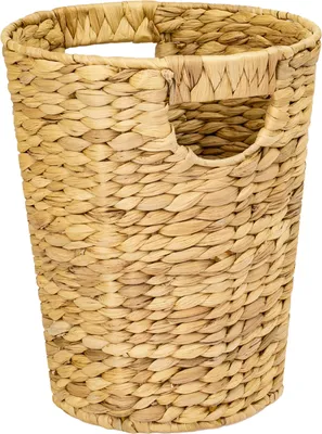 Produktbild von HMF 37250 Papierkorb, Mülleimer Büro geflochten aus Wasserhyazinthe, rund, 25 cm Durchmesser, 30 cm Höhe